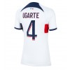 Paris Saint-Germain Manuel Ugarte #4 Bortedrakt Kvinner 2023-24 Kortermet